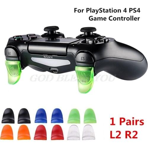 1 Pairs L2 R2 Buttons Trigger Extenders Gamepad Pad For PlayStation 4 PS4 Game Controller Accessories Drop Shipping