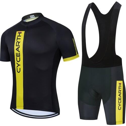 2021 Cycling Sets CYCEARTH Triathlon Bicycle Clothing Breathable Mountain Cycling Clothes Suits Ropa Ciclismo Verano Triathlon