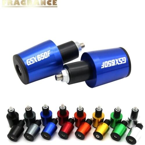 Motorcycle Accessories 7/8'' 22MM Handlebar Grips Handle Bar Cap End Plugs For SUZUKI GSX650F GSX 650 F 2008 2009 2010 2011 2012