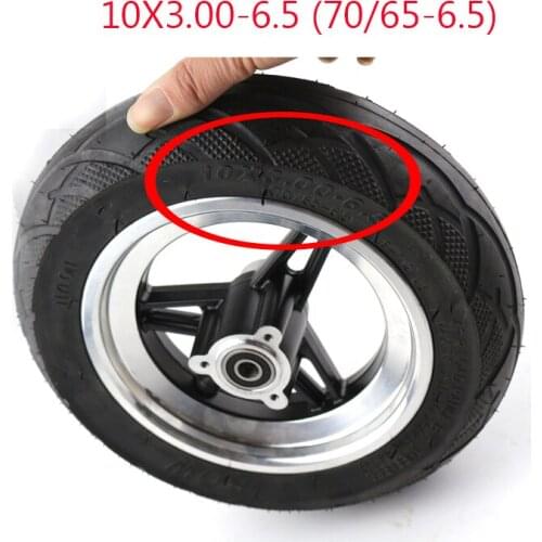 Free shipping hot sale 70/65-6.5 10x3.0-6.5 10-inch Vacuum with wheel hub for Electric Scooter Balancing Vehicle