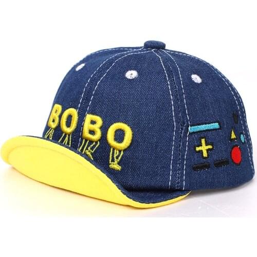 Newborn Toddler Boys Girls Bonnet Spring New Style Letter BOBO Children Baseball Hat New York Fashion Party Outdoor Caps