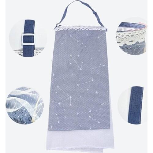 Breathable breastfeeding cover cotton muslin breastfeeding Privacy apron outdoors feeding baby nursing cloth nursing cover