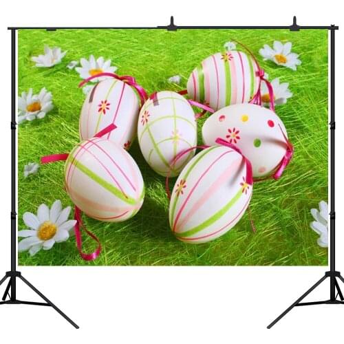 Lyavshi spring Easter Day photography backdrops eggs Flowers grass new born baby children photographic background