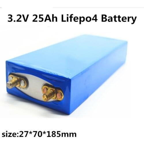 GTK 8Pcs high quality 3.2V 25Ah Lifepo4 battery for Rechargerable battery pack DIY 12V 24V and scooter electric wheelchair