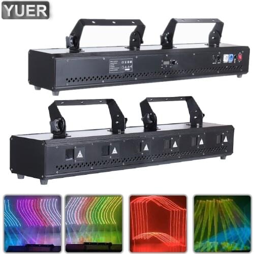 Animation Spot Scanning 3IN1 6X2W RGB Laser Light DMX Voice Control DJ Disco Nightclub Party Lighting Show Stage Laser Projector