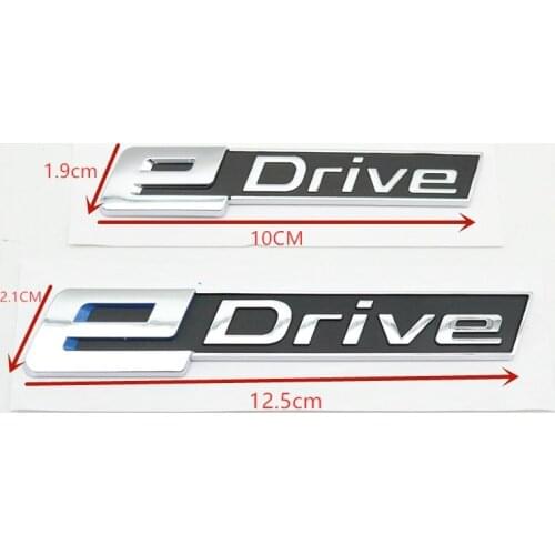 EDrive Car Side Fender Sticker Rear Tail Letter Badge Emblem For BMW 7 X1 X3 X5 i8 e Drive
