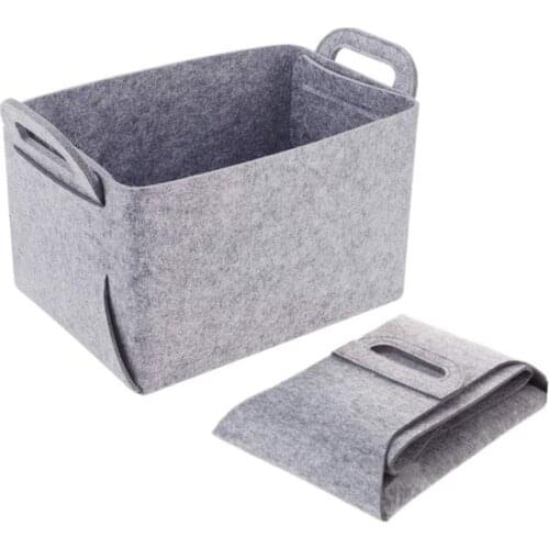 Nil'in House Foldable Felt Storage Basket decorative baskets cestos decorativos декоративные корзины