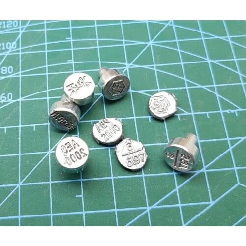 CNC Custom mold Steel seal engraved according to Requirement printing seal pliers meter lead seal customisation anti-fake guard