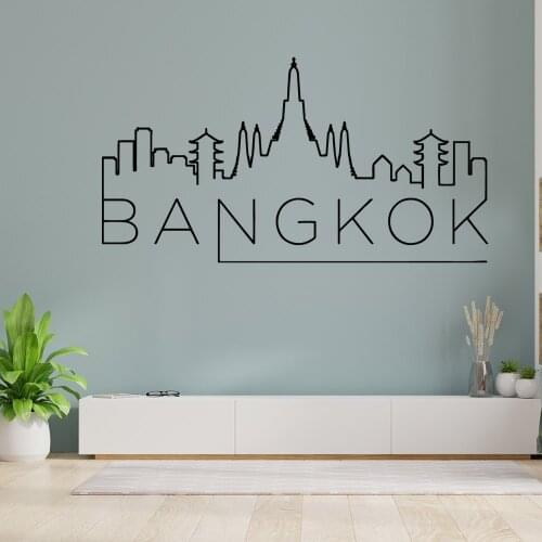 Drop Shipping city Wall Sticker Pvc Removable For Baby Kids Rooms Decor Wall Stickers Waterproof Wallpaper