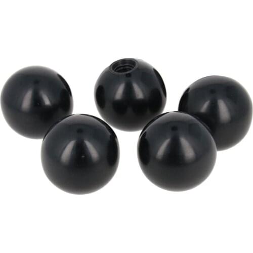 AM8 4~30PCS Spherical Handle Screw 8mm Diameter 35mm~40mm Lever Knob Machine Tool Replacement Bakelite Material Spherical Handle