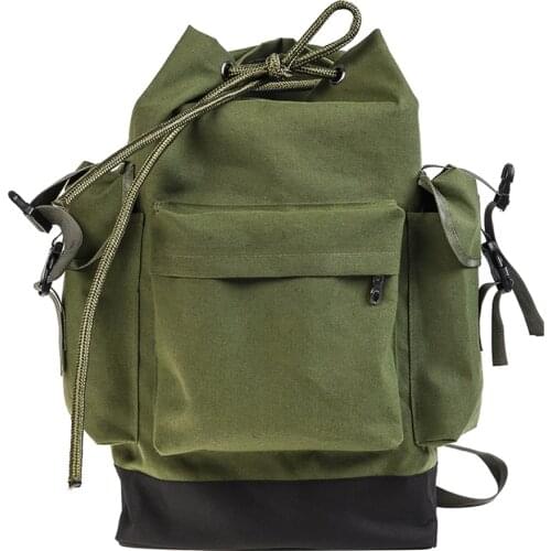 Large Capacity Multi- Fishing Tackle Backpack For Hiking Army Green
