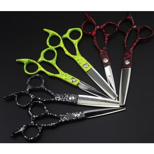 Japan 440C 6.0 Inch High Quality Hair Cutting Shears Hairdressing Professional Barber Scissors for Haircut Hair Salon New