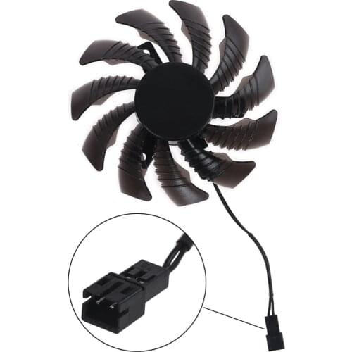 1/3pcs 75mm 2/3pin T128010SU Graphics Video Card Cooling Fan for Gigabyte GV-N970WF3OC-4GD GTX970 Cooler Fan