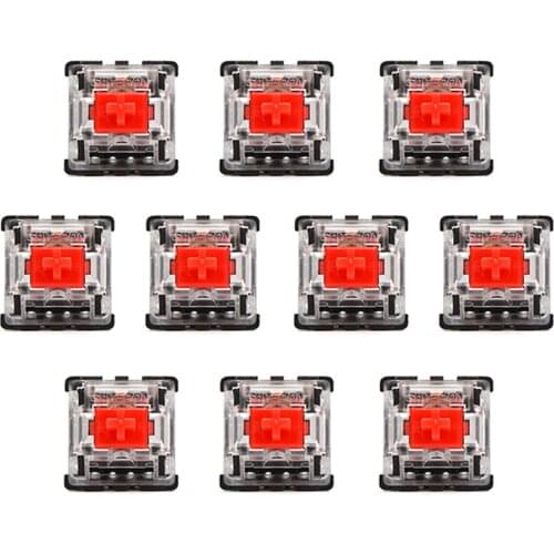 2020 New 10Pcs 3 Pin Mechanical Keyboard Switch RED for Cherry MX Keyboard Tester Kit