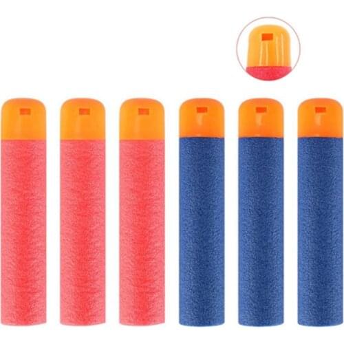 30Pcs 9.5*2cm Sniper Rifle Bullets Darts for Nerf Mega Airsoft Pistol Kids Toy Gun Foam Refill Darts Big Hole Head Bullets