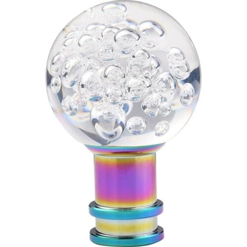 Acrylic Car Gear Shift Knob Ball Stick Handle Shifter Transmission Shift Lever Knobs Automobile Manual Replacement Accessories