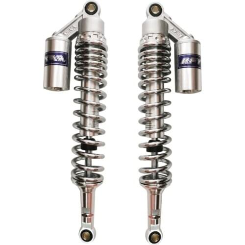 New 1pair 400mm/410mm/420mm/430mm Motorcycle Shock Absorber Suspension for HONDA YMAHA SUZUKI Kawasaki ATV Silver