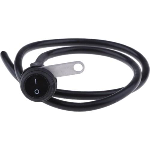 Black Handlebar Mount On-Off Light Switch For Motorcycle Sport ATV Scooter