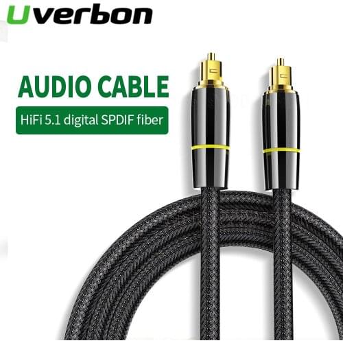 Digital Optical audio cable SPDIF Output 5.1 Toslink Audio Cable 1m to 10m transmission Aux Cord For DVD VCR Blu-ray Player XBox