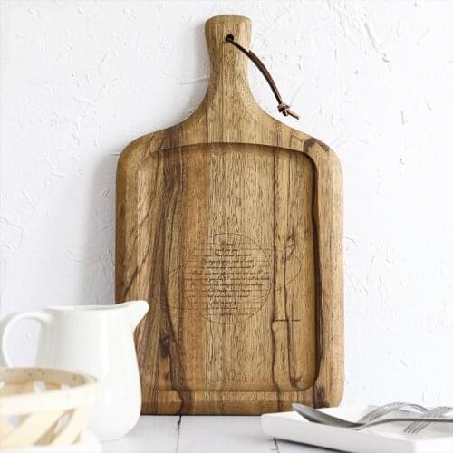 Wood cutting board Planet carved zebra wooden chopping board