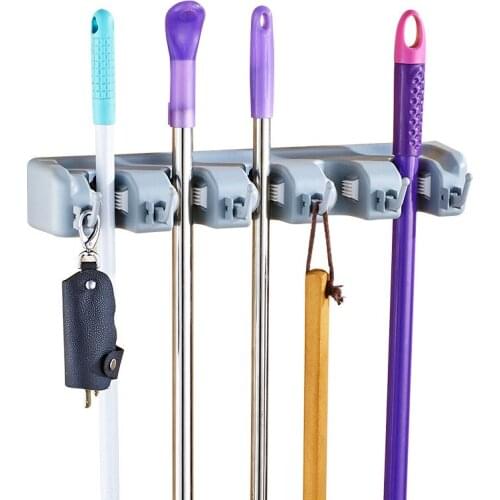 Used For Rake Or Mop Handle Broom Holder And Garden Tool Organizer To Remove Clutch From Bathroom Kitchen Balcony Storage Rack