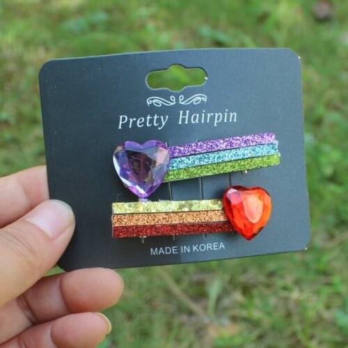 Childrens bangs hairpin Cartoon cute love BB Hair Clips Girls Hair Accessories Children Headwear Baby Hair Clips 011