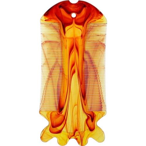 1PCS Double Sided Head Lice Comb Protable Fine Tooth Head Lice Flea Nit Hair Combs for Styling Tools