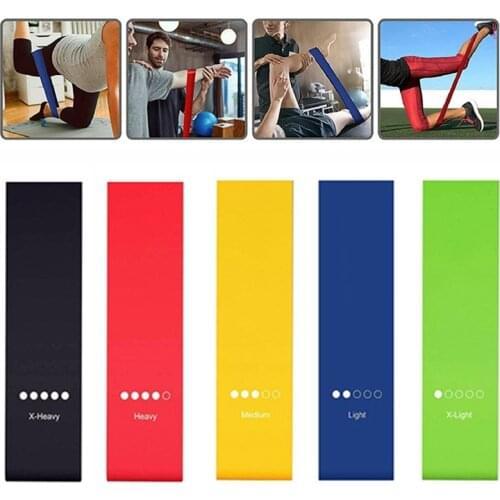 Elastic Resistance Loop Bands Rubber Stretch Workout Bands Crossfit Stretching for Home Fitness Strength Training Equipment