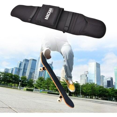 Wear-resistant skateboard backpack, high-strength longboard skateboard, adjustable shoulders, durable longboard backpack