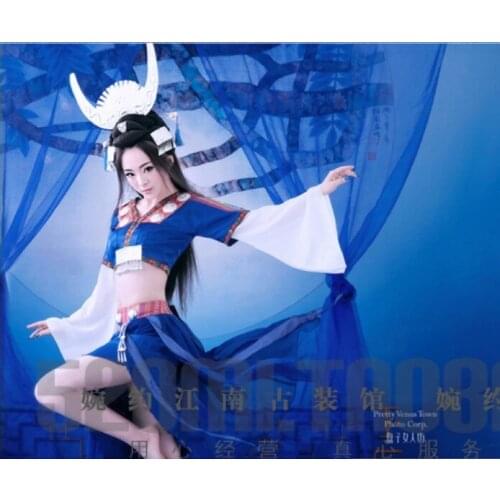 Miao Xiu Minority Group Chinese Traditional Costume Exhibition Works Miao Costumes Full Set