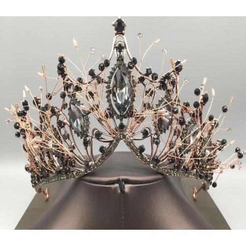 Jeweled Crowns Beautiful Headpiece Wedding Crown Wedding Tiaras Hair Accessories for Prom Birthday Costume Party LB