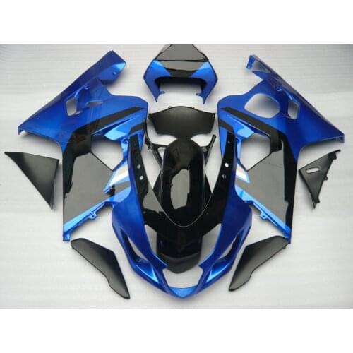 Motorcycle Fairing kit for GSXR600 750 K4 04 05 GSXR 600 GSXR750 2004 2005 ABS Plastic blue black Fairings set+Gifts SF28