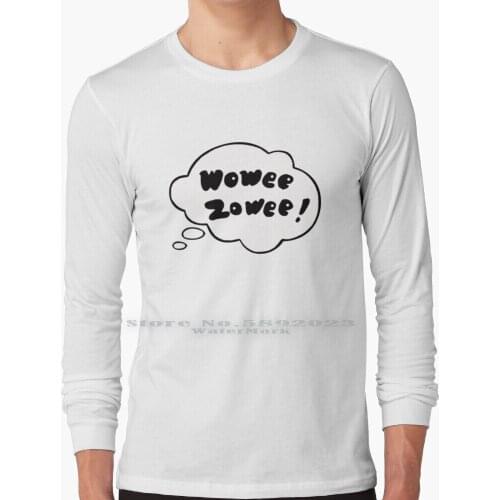 Wowee Zowee Sticker Long Sleeve T Shirt 100% Pure Cotton Big Size Pavement Wowee Zowee Indie Alternative 90s