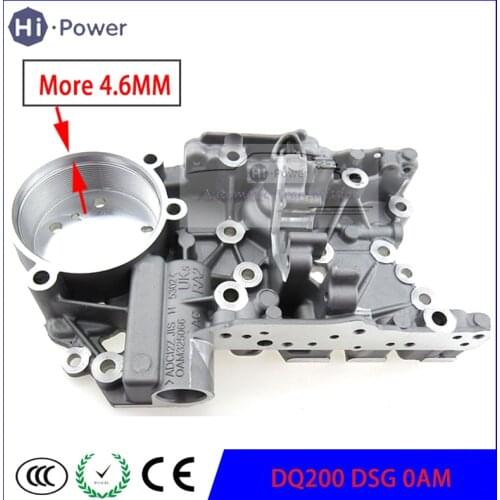 DQ200 DSG 0AM More 4.6MM 7-Speed Auto Transmission Accumulator Housing for Audi VW 0AM325066R 0AM325066AC 0AM325066C
