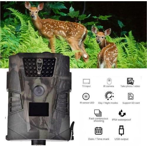 Hunting Camera Night View Motion Sensor Trail Camera Wildlife Observation LCD Screen Recorder