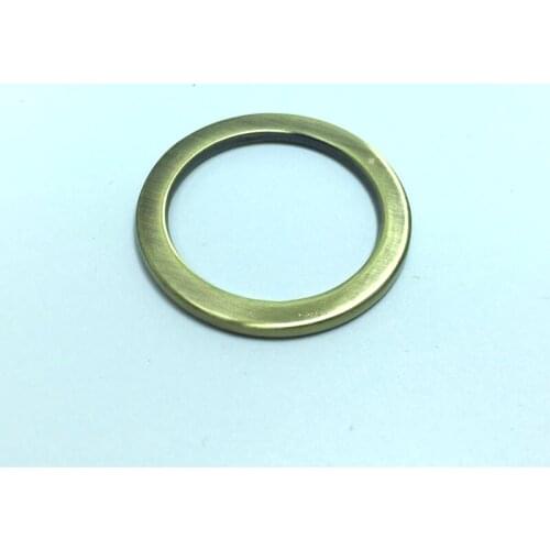 Flat O Ring Bronze Finish , 1 1/2 inch (38mm) O Ring
