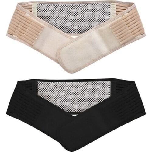Lumbar Support Belt Back Braces Tourmaline Self-heating Magnetic Therapy Breathable Belt EK-New