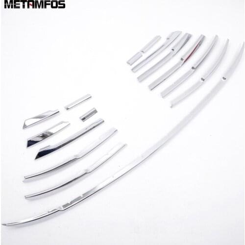 For Toyota Camry 2015 2016 Chrome Front Lower Center Grille Grill Cover Trim Decoration Frame Exterior Accessories Car Styling