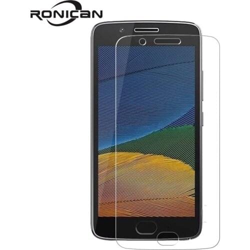RONICAN Tempered Glass for Motorola Moto G5 Screen Protector 9H 2.5D 0.26MM Phone Protection Film for Moto G5 Tempered Glass