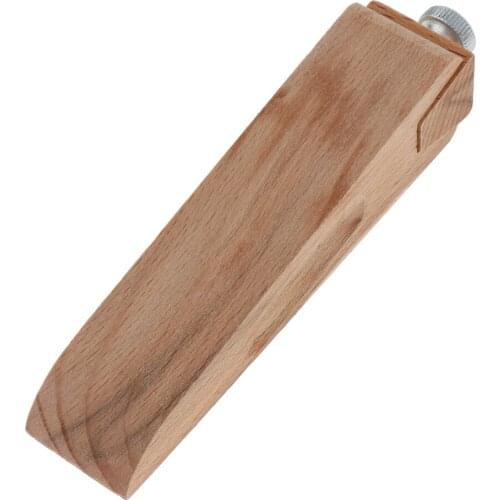 DIY Leathercraft Edge Treatment Using Wood Sanding Paper Using Polish Handle