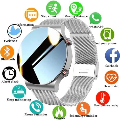 GEJIAN Bluetooth Call Smart Watch Men Music Player smartwatch Women For Android ios Phone 2021 New Mens Sports Fitness Tracker