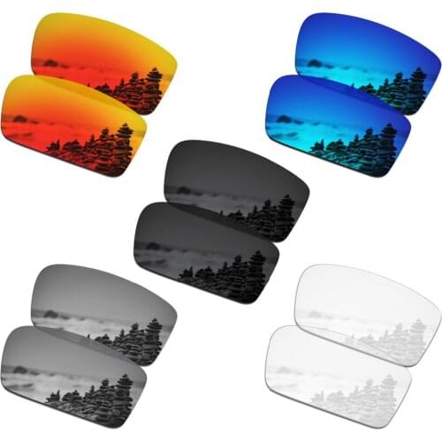 SmartVLT 5 Pairs Polarized Sunglasses Replacement Lenses for Oakley Twitch - 5 Colors