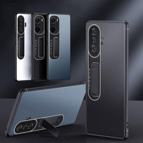 Shockproof Armor Stand Case Redmi K40 Gaming Enhance Edition For Xiaomi 11 Ultra Pro Silicon Bumper Matte Camera Protector Cover