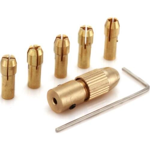0.5-3mm Drill Chuck Set 7pcs Drill Chuck Set 2.35mm Hole for ABS board aluminium sheet paperboard drilling high quality