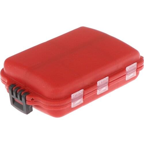 10 Compartments Fish Lures Hooks Baits Plastic Storage Holder Square Case Pesca Fishing Accessories Mini Fishing Tackle Box