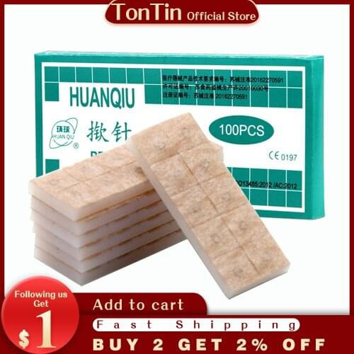 100Pcs/box Press Needles Ear Acupuncture Needle Disposable Chinese Acupuncture Therapy For Ears
