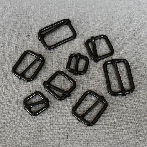 100 Pcs/Lot 15mm 20mm 25mm 32mm Metal Slides Tri-Glides Straps Webbingh Belts Bags Dog Collars Zinc Alloy DIY Accessory Sewing