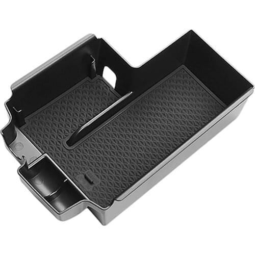 Car Central Armrest Box For BMW 5 Series G30 G31 2020 2021 Center Console Organizer Slope Tidy Up (Color Name: Black)