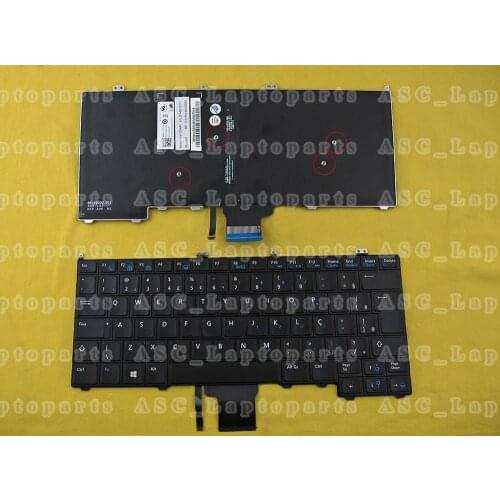BR Brazil Portuguese Teclado Keyboard For DELL Latitude E7440 E7420 E7240 Laptop BLACK With Point stick Backlit