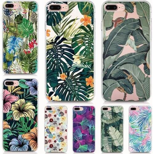 For Umidigi F2 A3 A3S A3X Power 3 One Max Case Soft TPU Silicone Print Green leaves phone Cases